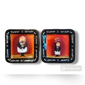 Certified International Dinner Is Served by Tracy Flickinger 8.5" sq Salad Plate